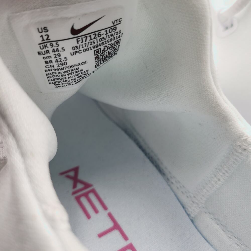 Womens Sz 12 Nike Training Shoes Free Metcon 6 White Pink FJ7126-109 men 10.5 - Picture 5 of 5